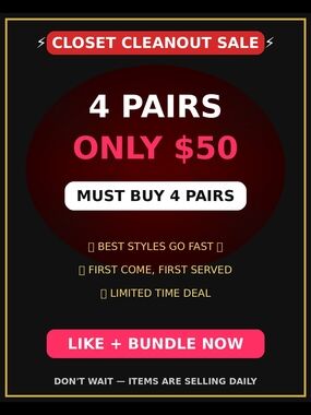 Closet Cleanout Sale Womens Shoes - Promotional Bundle